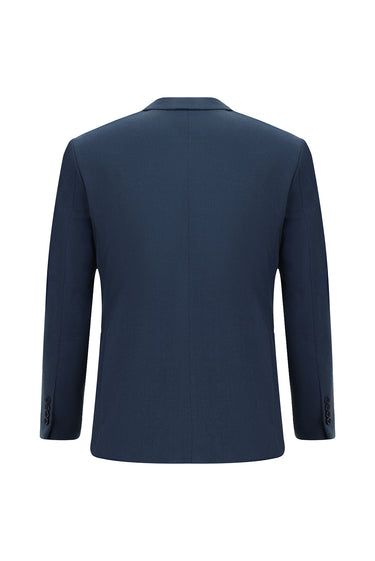  Koyu İndigo Slim Fit Dar Kesim Klasik Takım Elbise