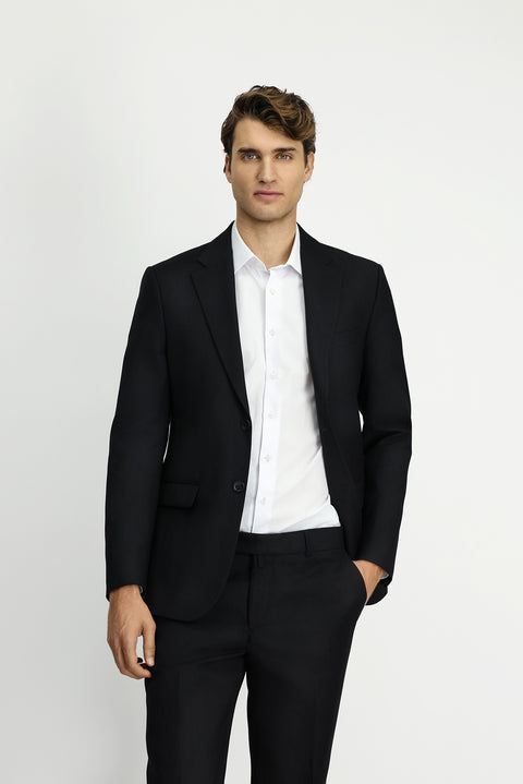 Siyah 7 Drop Slim Fit Dar Kesim Takım Elbise