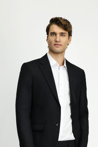  Siyah Slim Fit Dar Kesim Klasik Takım Elbise