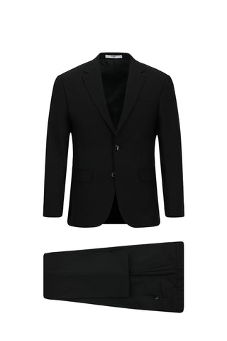  Siyah 7 Drop Slim Fit Dar Kesim Takım Elbise