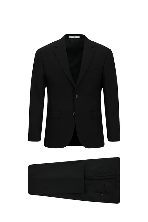 Siyah 7 Drop Slim Fit Dar Kesim Takım Elbise