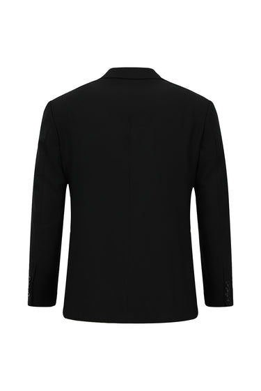  Siyah Slim Fit Dar Kesim Klasik Takım Elbise