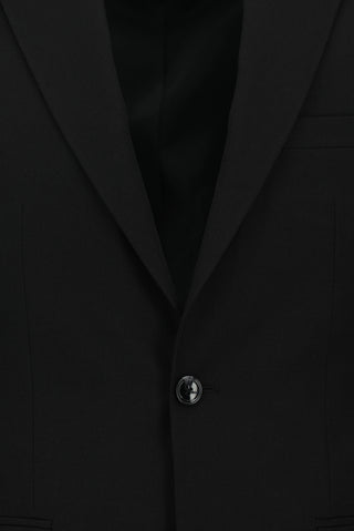  Siyah 7 Drop Slim Fit Dar Kesim Klasik Takım Elbise