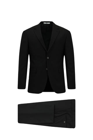  Siyah 7 Drop Slim Fit Dar Kesim Takım Elbise