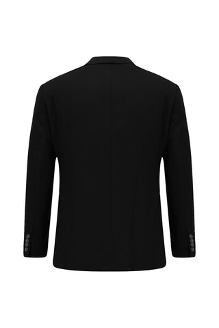  Siyah 7 Drop Slim Fit Dar Kesim Klasik Takım Elbise