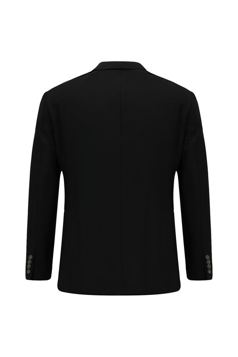 Siyah 7 Drop Slim Fit Dar Kesim Takım Elbise