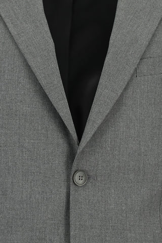  Orta Füme 7 Drop Slim Fit Dar Kesim Klasik Takım Elbise