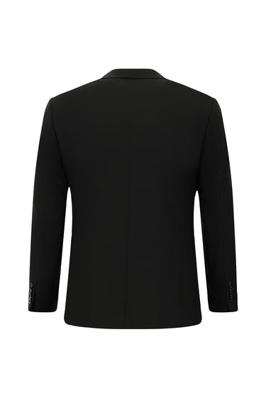  Siyah Super Slim Fit Ekstra Dar Kesim Klasik Takım Elbise