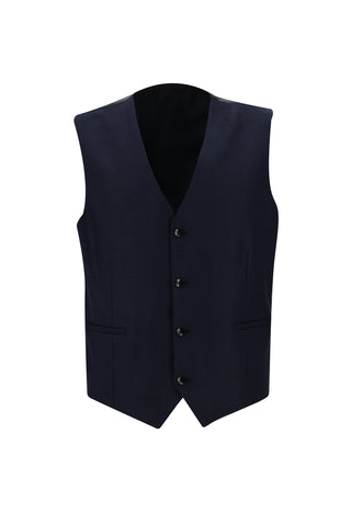  Siyah 6 Drop Regular Fit Standart Kesim Kombinli Yelekli Takım Elbise