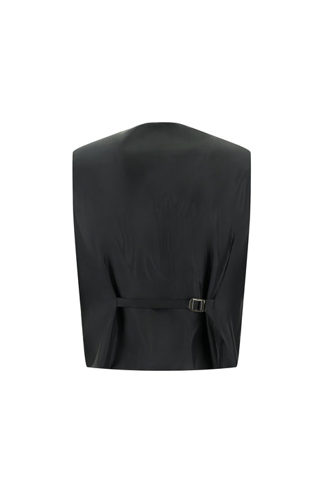 Koyu Antrasit 7 Drop Super Slim Fit Eksra Dar Kesim Kombinli Yelekli Takım Elbise