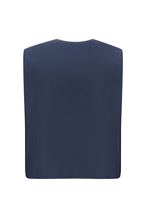 Açık Gri 7 Drop Slim Fit Dar Kesim Yelekli Kombinli Takım Elbise