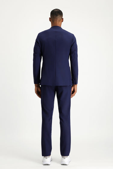 Orta Lacivert Techno-Line Super Slim Fit Ekstra Dar Kesim Klasik Takım Elbise