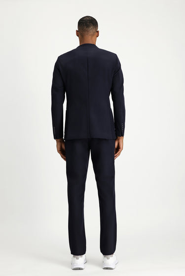 Koyu Lacivert Techno-Line Super Slim Fit Ekstra Dar Kesim Klasik Takım Elbise