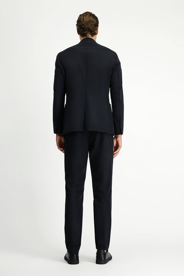 Koyu Antrasit Techno-Line Super Slim Fit Ekstra Dar Kesim Klasik Takım Elbise
