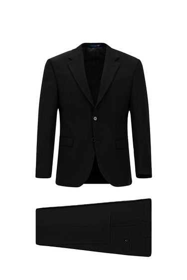Siyah Super Slim Fit Ekstra Dar Kesim Klasik Takım Elbise