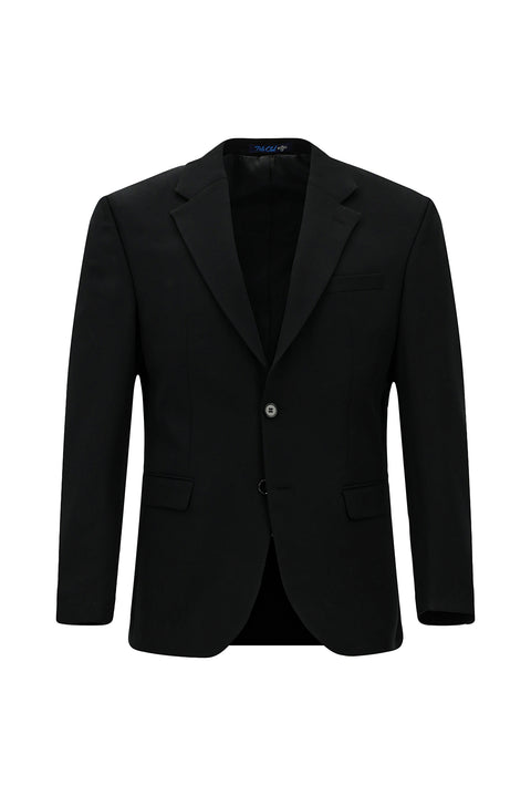 Siyah 7 Drop Slim Fit Dar Kesim Mevsimlik Likralı Esnek Takım Elbise