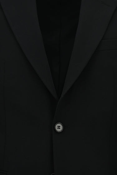  Siyah Super Slim Fit Ekstra Dar Kesim Klasik Takım Elbise