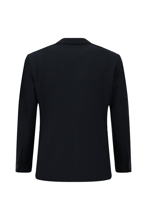 Koyu Lacivert 6 Drop Regular Fit Standart Kesim Mevsimlik Likralı Esnek Takım Elbise