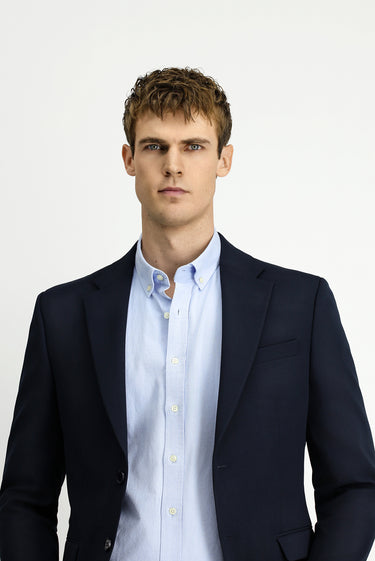  Koyu Lacivert Super Slim Fit Ekstra Dar Kesim Klasik Takım Elbise