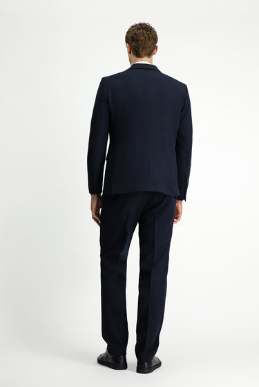 Koyu Lacivert Slim Fit Dar Kesim Klasik Takım Elbise