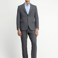 Koyu Antrasit 7 Drop Slim Fit Dar Kesim Mevsimlik Likralı Esnek Takım Elbise