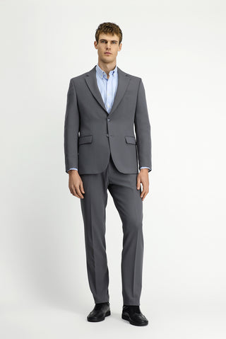  Koyu Antrasit Slim Fit Dar Kesim Klasik Takım Elbise