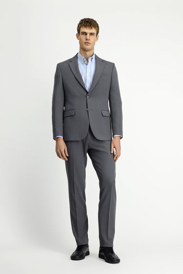  Koyu Antrasit Slim Fit Dar Kesim Klasik Takım Elbise