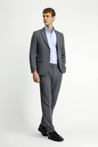  Koyu Antrasit Slim Fit Dar Kesim Klasik Takım Elbise