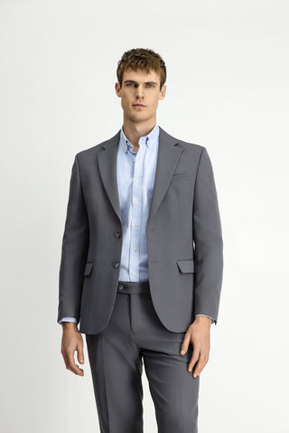  Koyu Antrasit Slim Fit Dar Kesim Klasik Takım Elbise