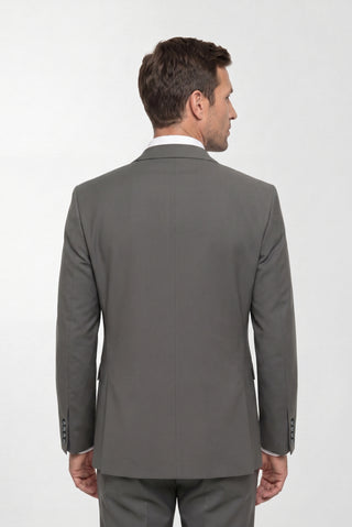 Koyu Antrasit 7 Drop Slim Fit Dar Kesim Mevsimlik Likralı Esnek Takım Elbise