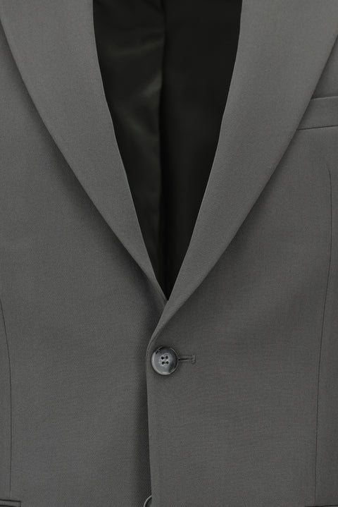 Koyu Antrasit 7 Drop Slim Fit Dar Kesim Mevsimlik Likralı Esnek Takım Elbise