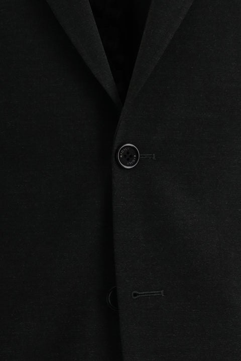Dark Gray 4-Drop Relaxed Fit Wool Suit