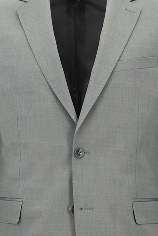  Orta Füme 7 Drop Slim Fit Dar Kesim Yünlü Takım Elbise