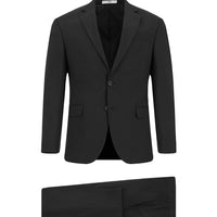 Dark Smoke 7 Drop Super Slim Fit Extra Narrow Lapel Wool Suit