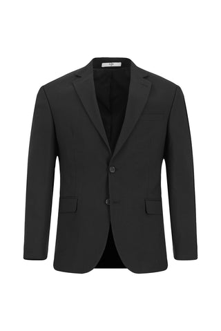  Koyu Füme 6 Drop Regular Fit Standart Kesim Mono Yaka Yünlü Takım Elbise