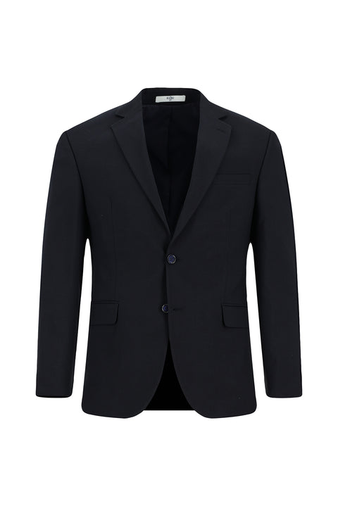 Koyu Lacivert 4 Drop Relaxed Fit Rahat Kesim Yünlü Takım Elbise