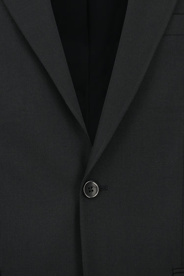  Siyah Slim Fit Dar Kesim Yünlü Klasik Takım Elbise