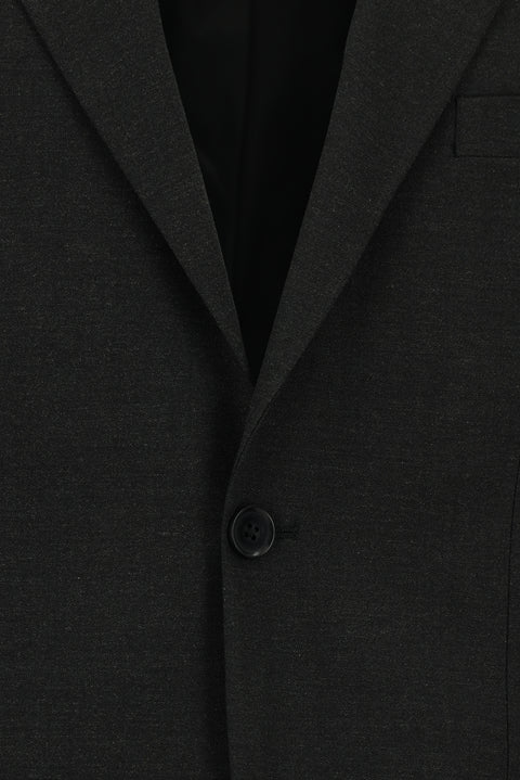 Koyu Füme 7 Drop Slim Fit Dar Kesim Yünlü Takım Elbise