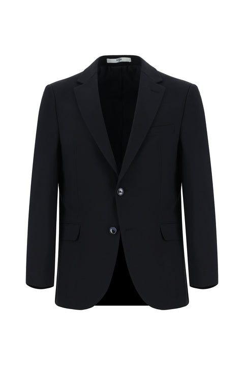 Koyu Lacivert 7 Drop Slim Fit Dar Kesim Yünlü Takım Elbise