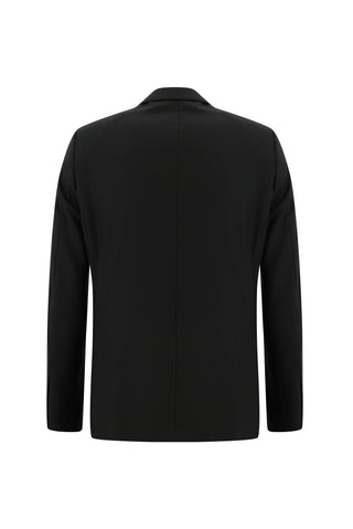  Siyah 7 Drop Slim Fit Dar Kesim Yünlü Takım Elbise