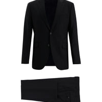 Koyu Lacivert 4 Drop Relaxed Fit Rahat Kesim Yünlü Takım Elbise