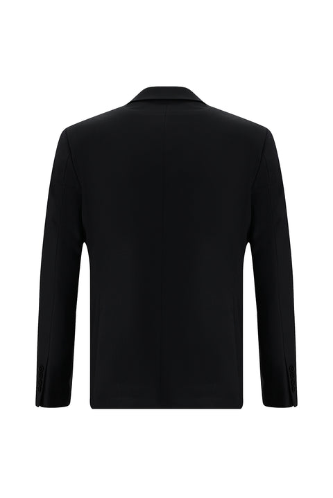 Koyu Lacivert 6 Drop Regular Fit Standart Kesim Yünlü Takım Elbise