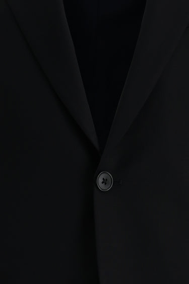  Koyu Lacivert Slim Fit Dar Kesim Yünlü Klasik Takım Elbise