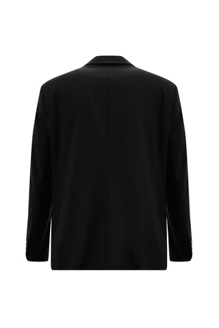  Siyah 4 Drop Relaxed Fit Rahat Kesim Yünlü Takım Elbise