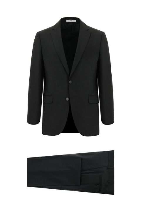 Dark Anthracite 6 Drop Regular Fit Standard Cut Wool Suit