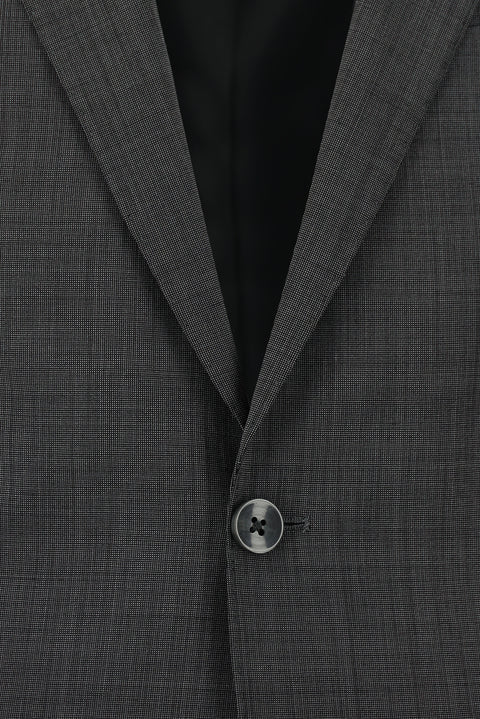 Orta Antrasit 6 Drop Regular Fit Standart Kesim Yünlü Takım Elbise