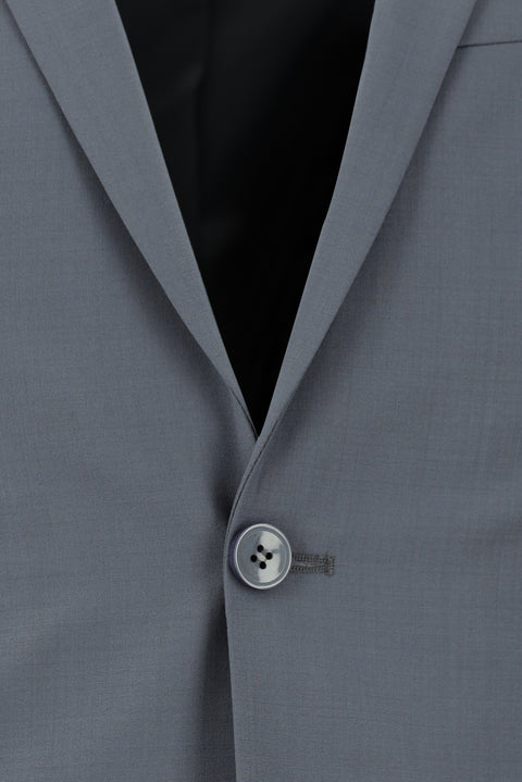 Koyu Füme 4 Drop Relaxed Fit Rahat Kesim Yünlü Takım Elbise