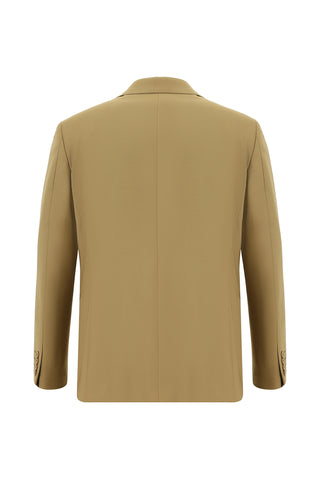  Taba Regular Fit Yünlü Klasik Takım Elbise