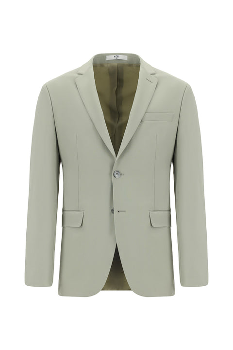 Yağ Yeşili-Olive 7 Drop Super Slim Fit Eksra Dar Kesim Yünlü Takım Elbise