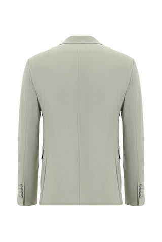  Yağ Yeşili-Olive Super Slim Fit Ekstra Dar Kesim Yünlü Klasik Takım Elbise